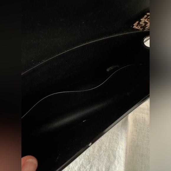 Black Patent Purse with Removable Shoulder Strap - Picture 9 of 9